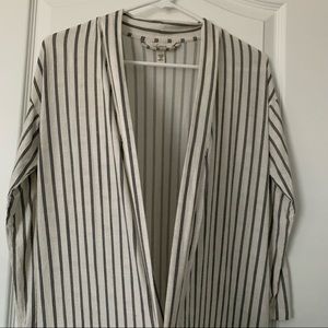 Soma Cool Nights Striped Cardigan / Lounge Robe